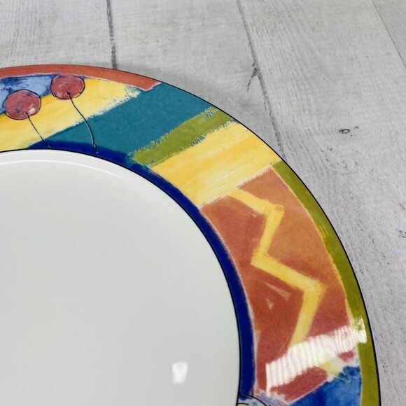 Mikasa HK 246 FORECAST Citrus Strong Chip Resistance China Dinner Plates Set 4 - Picture 14 of 16